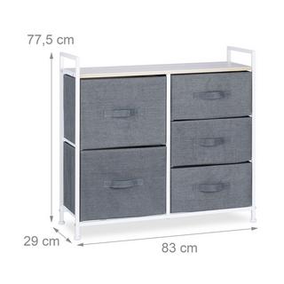 B2X Sistema di mensole diverse versioni grigio  