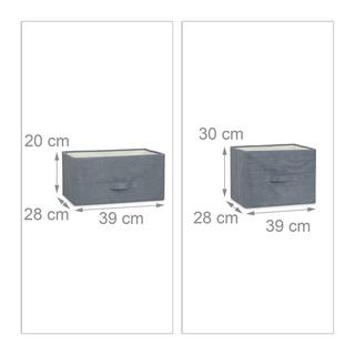 B2X Sistema di mensole diverse versioni grigio  