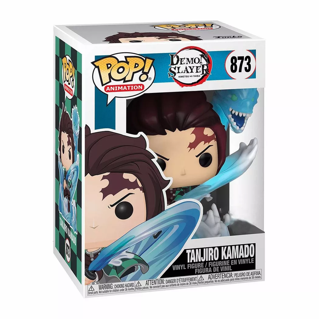 Funko POP! Animation: Demon Slayer - Tanjiro with Dragon (Exclusive) (Glow in The Dark)
