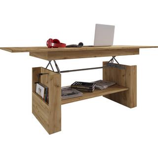 VCM Table basse en bois Kobila réglable en hauteur extensible  