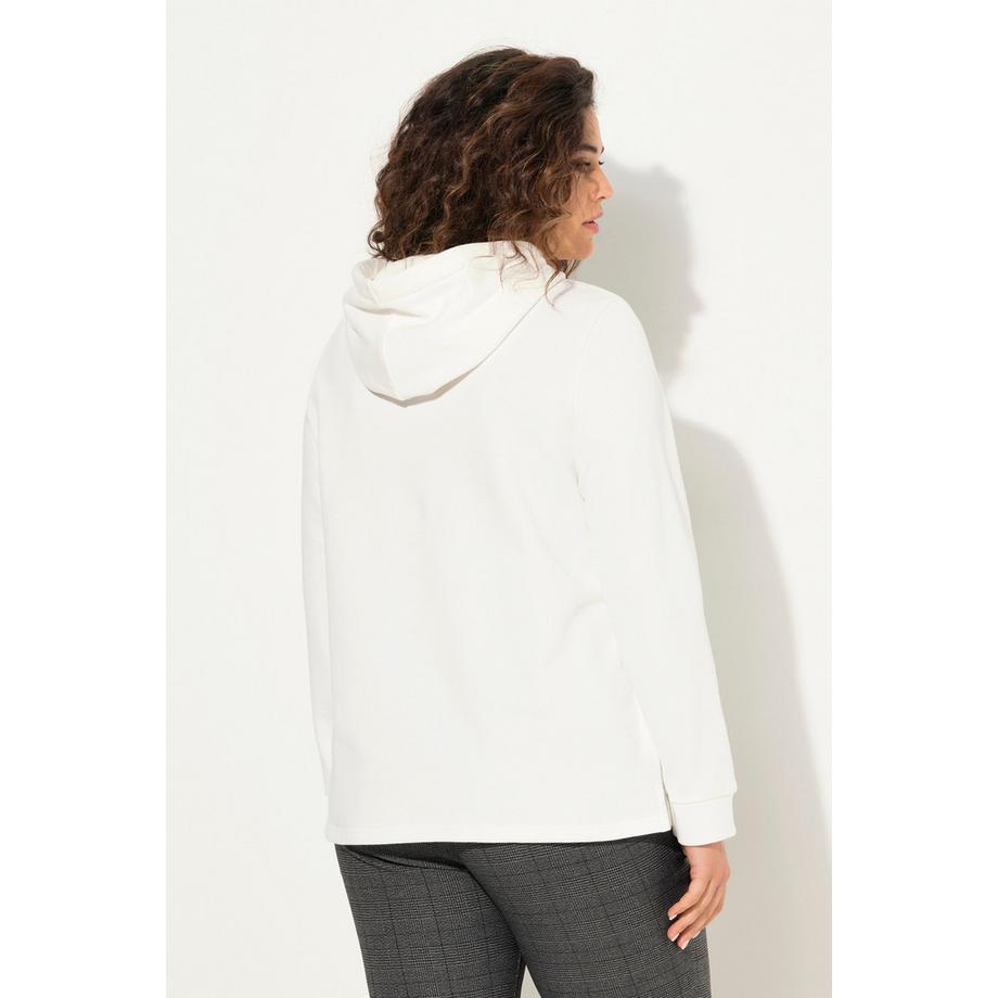Ulla Popken Classic Face Print Langarm Hoodie  