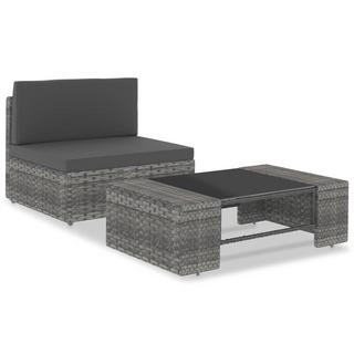 VidaXL Garten-lounge-set poly-rattan  