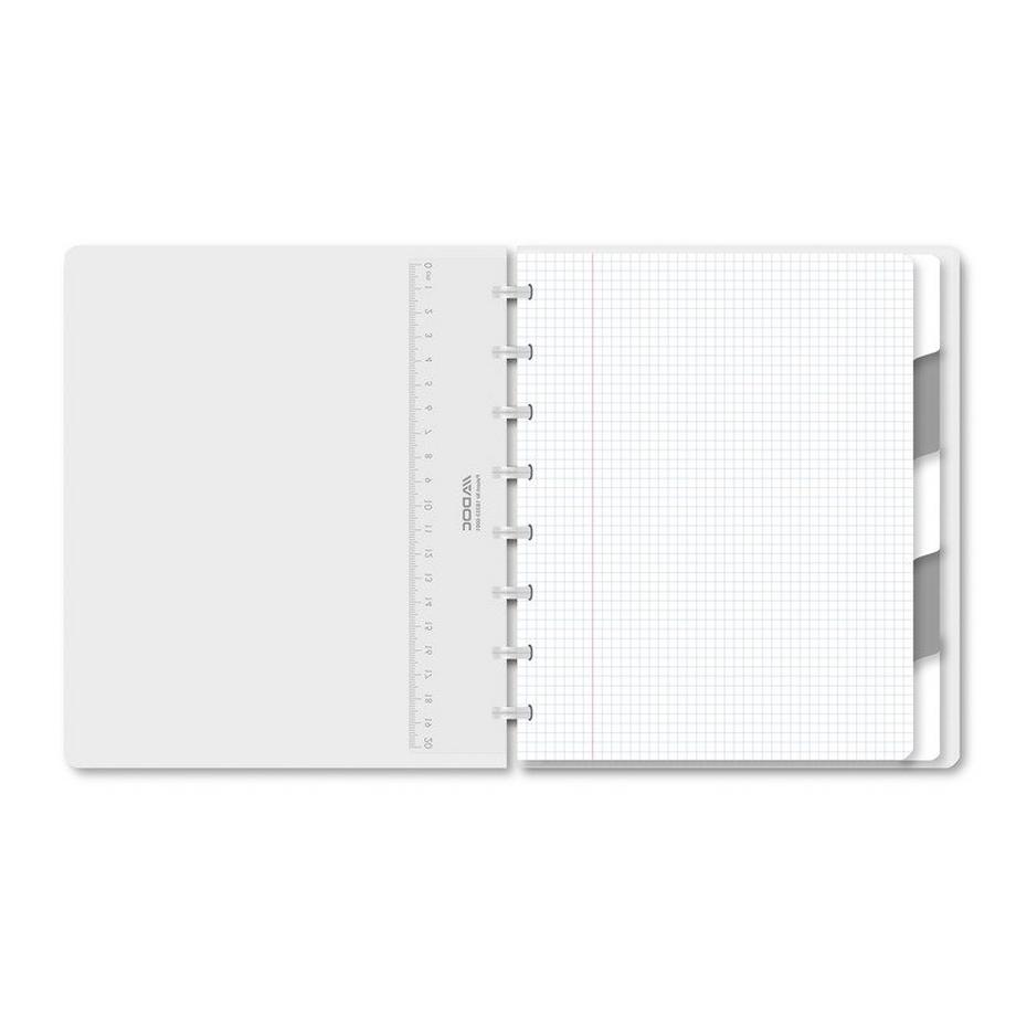 ADOC Notizheft Pap-Ex A5 3044.201 kariert transparent