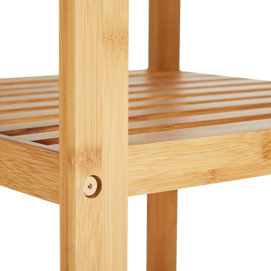 Tectake Badregal Cornelia aus Bambus mit 4 Ebenen  