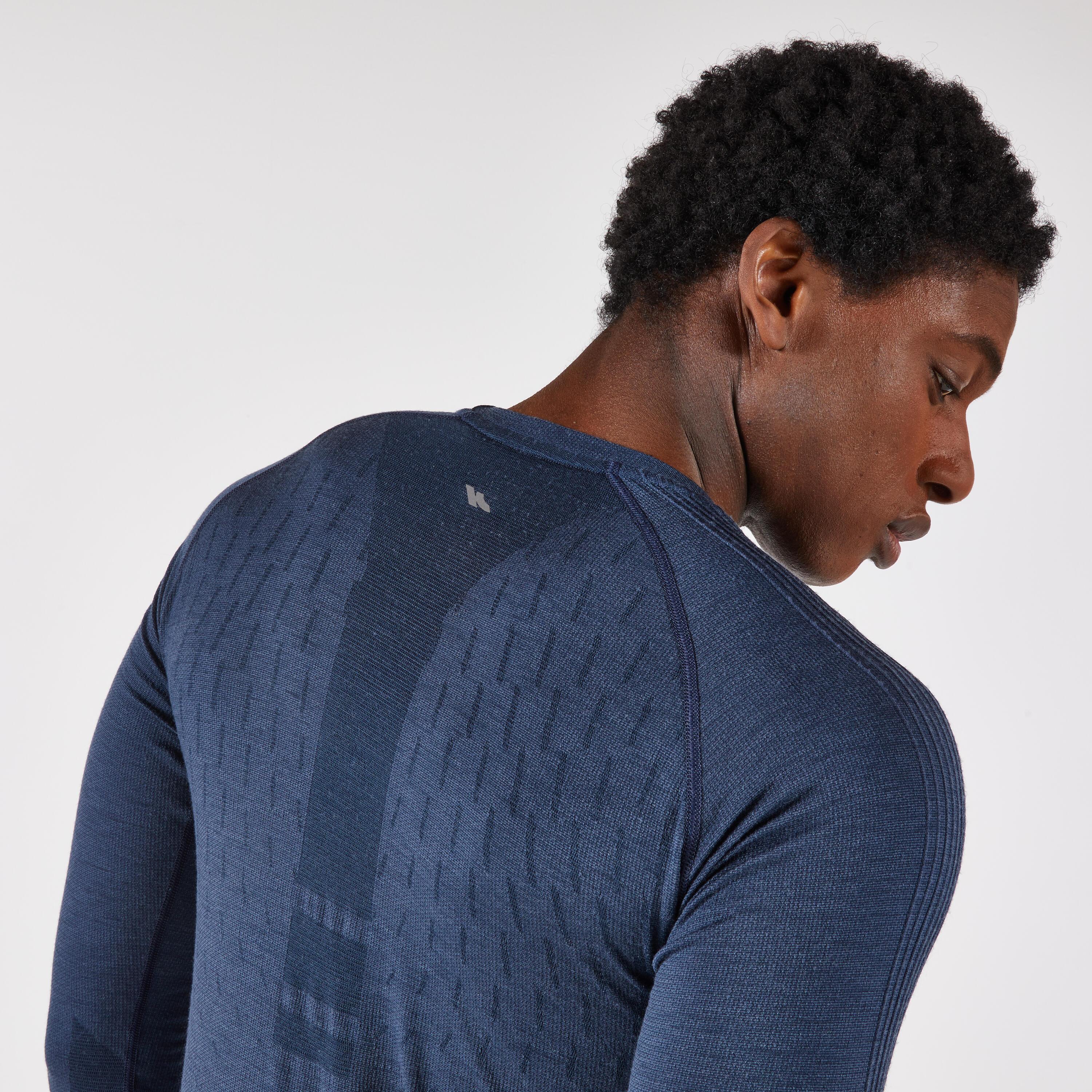 KIPRUN  T-shirt de running manches longues mérinos 