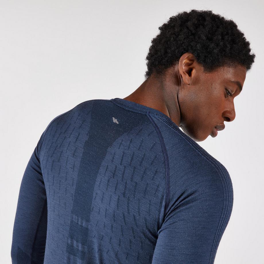 KIPRUN  Laufshirt langarm Merino 