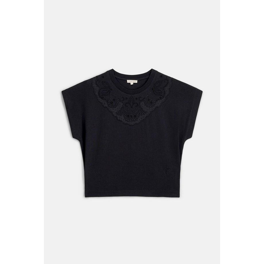 Louise-Misha Astralys Kurzarm Besticktes T-Shirt  