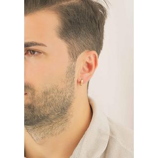 MUAU Schmuck  Creolen Gelbgold 750, 12mm 