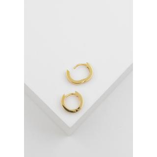 MUAU Schmuck  Creolen Gelbgold 750, 12mm 