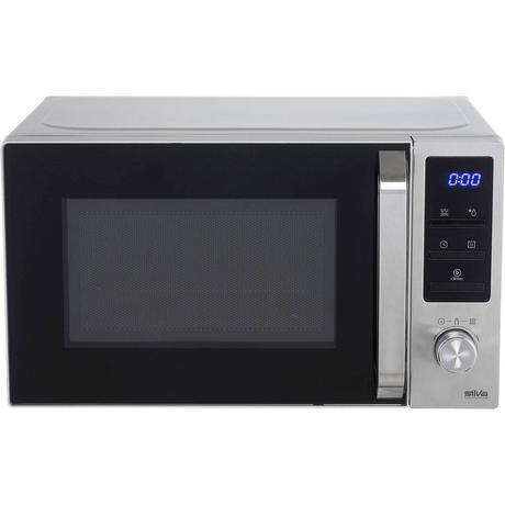 Silva Homeline MWG-E 20.8 Mikrowelle Schwarz, Edelstahl 800 W Grillfunktion  