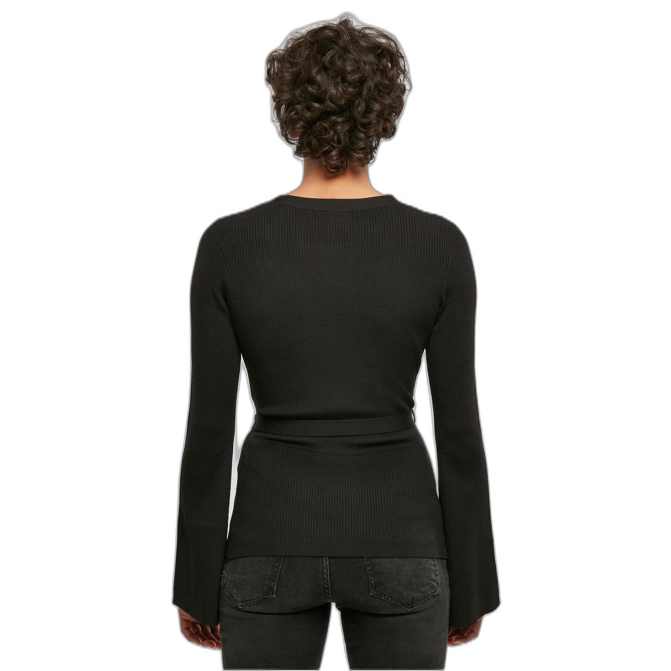 URBAN CLASSICS Gerippte Strickjacke  