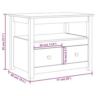 VidaXL Couchtisch holz  