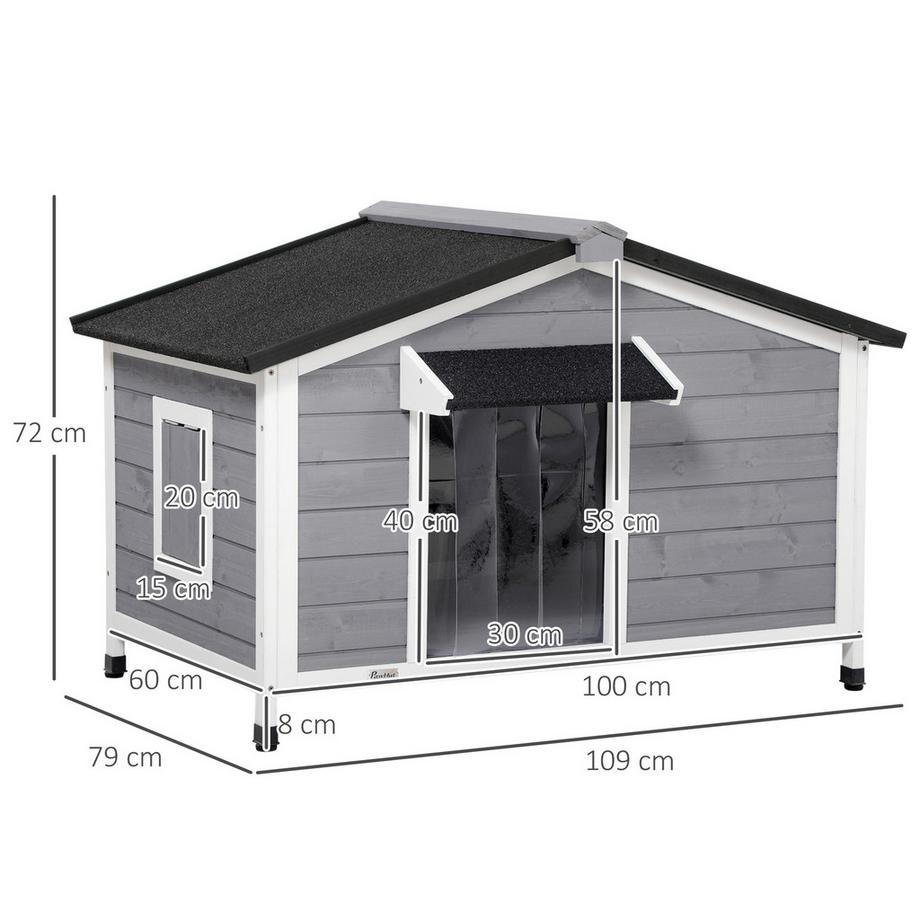 PawHut  Hundehütte 