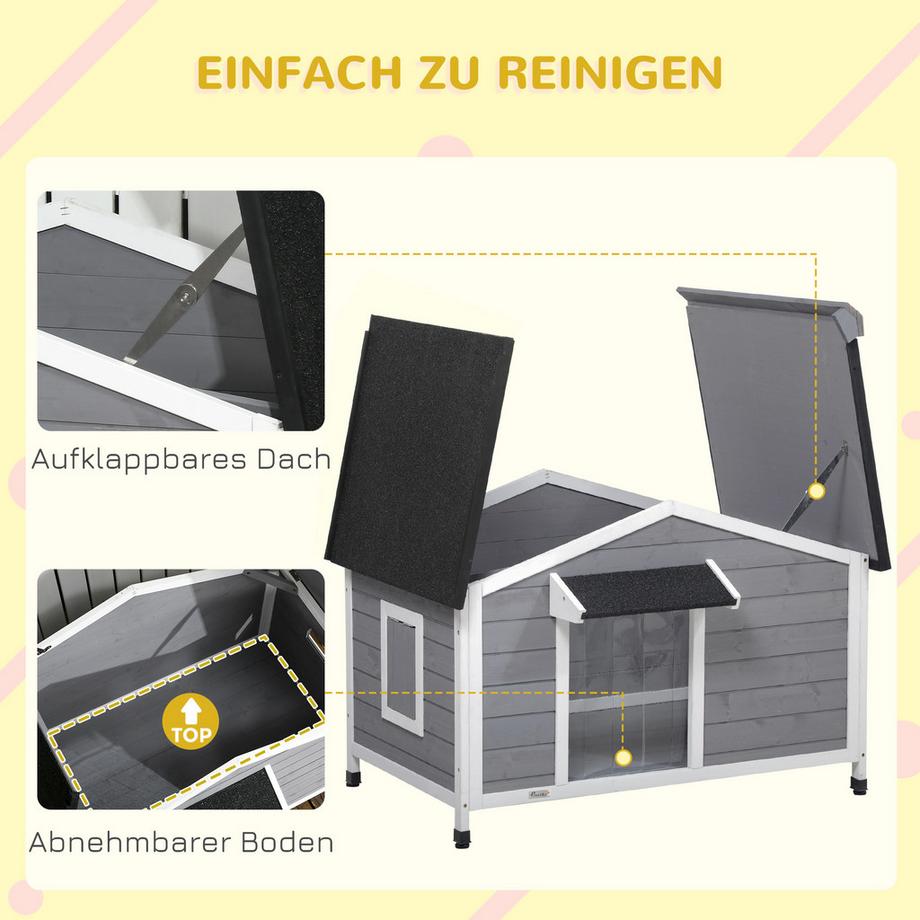 PawHut  Hundehütte 