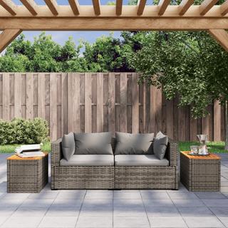 VidaXL Garten beistelltisch poly-rattan  