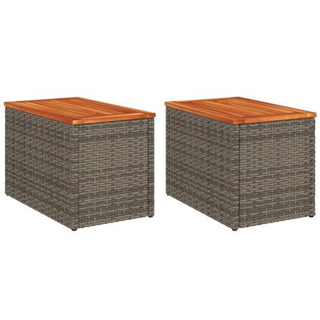 VidaXL Garten beistelltisch poly-rattan  