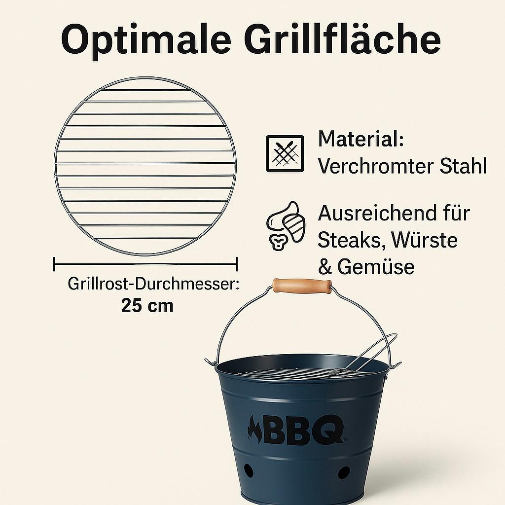 ProGarden Gril extérieur acier  