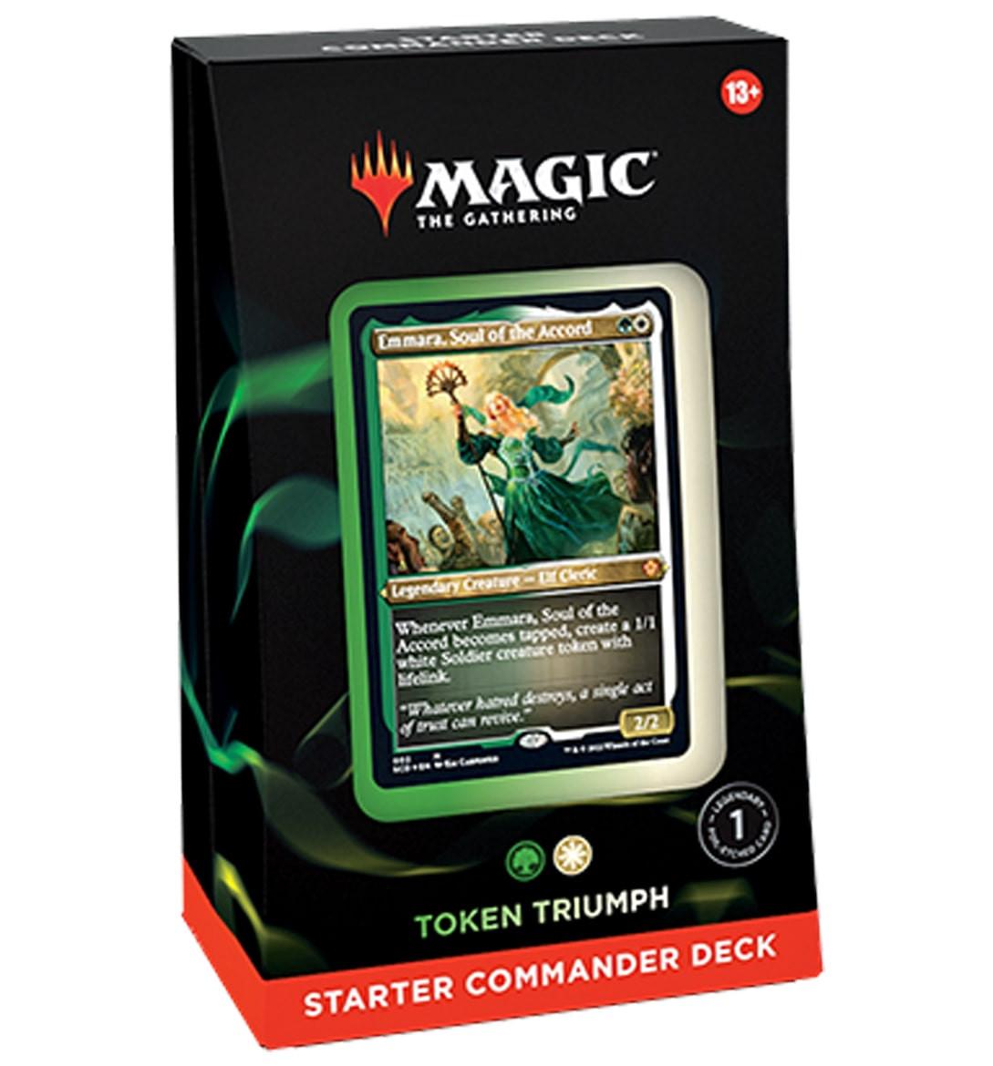 Wizards of the Coast  Evergreen Starter Commander Deck Token Triumph 2022 - Magic the Gathering - EN 