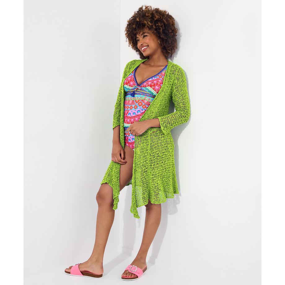 Joe Browns Cardigan Lungo in Maglia Popcorn Leggero  