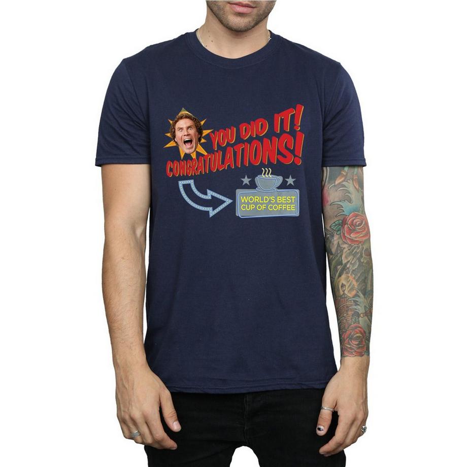 Elf T-shirt World's Best Coffee  