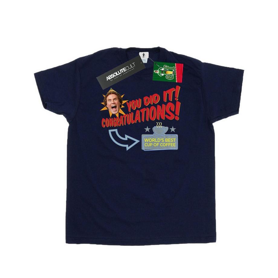 Elf T-shirt World's Best Coffee  