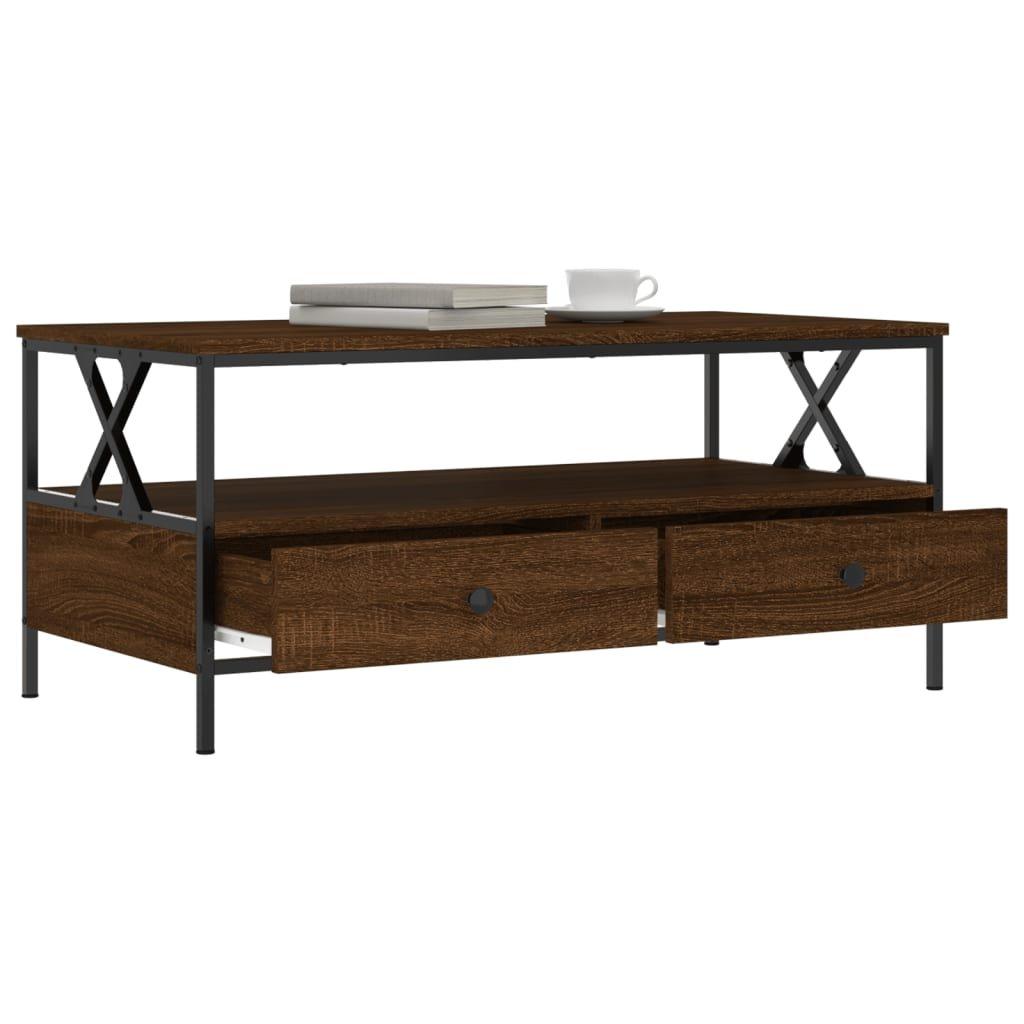 VidaXL Table basse bois d'ingénierie  