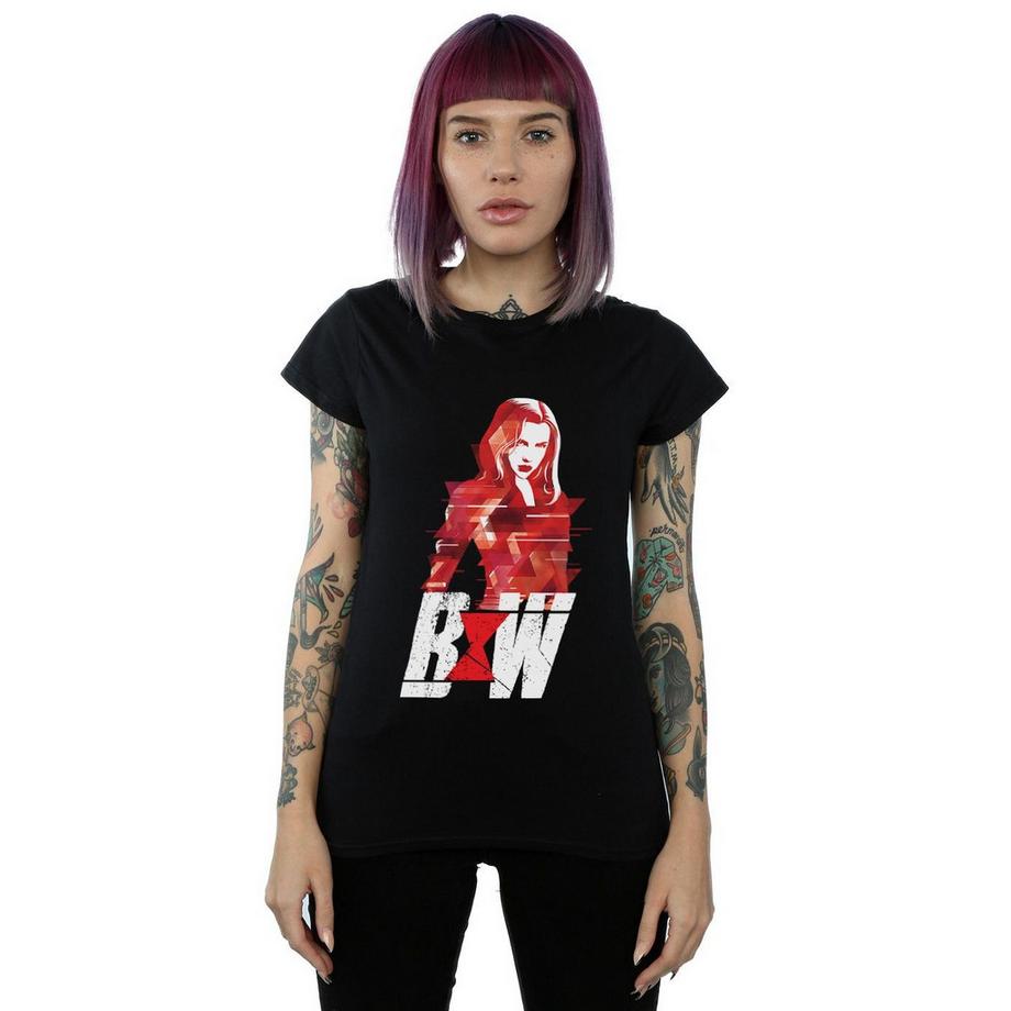 MARVEL Black Widow BW Logo T-Shirt  