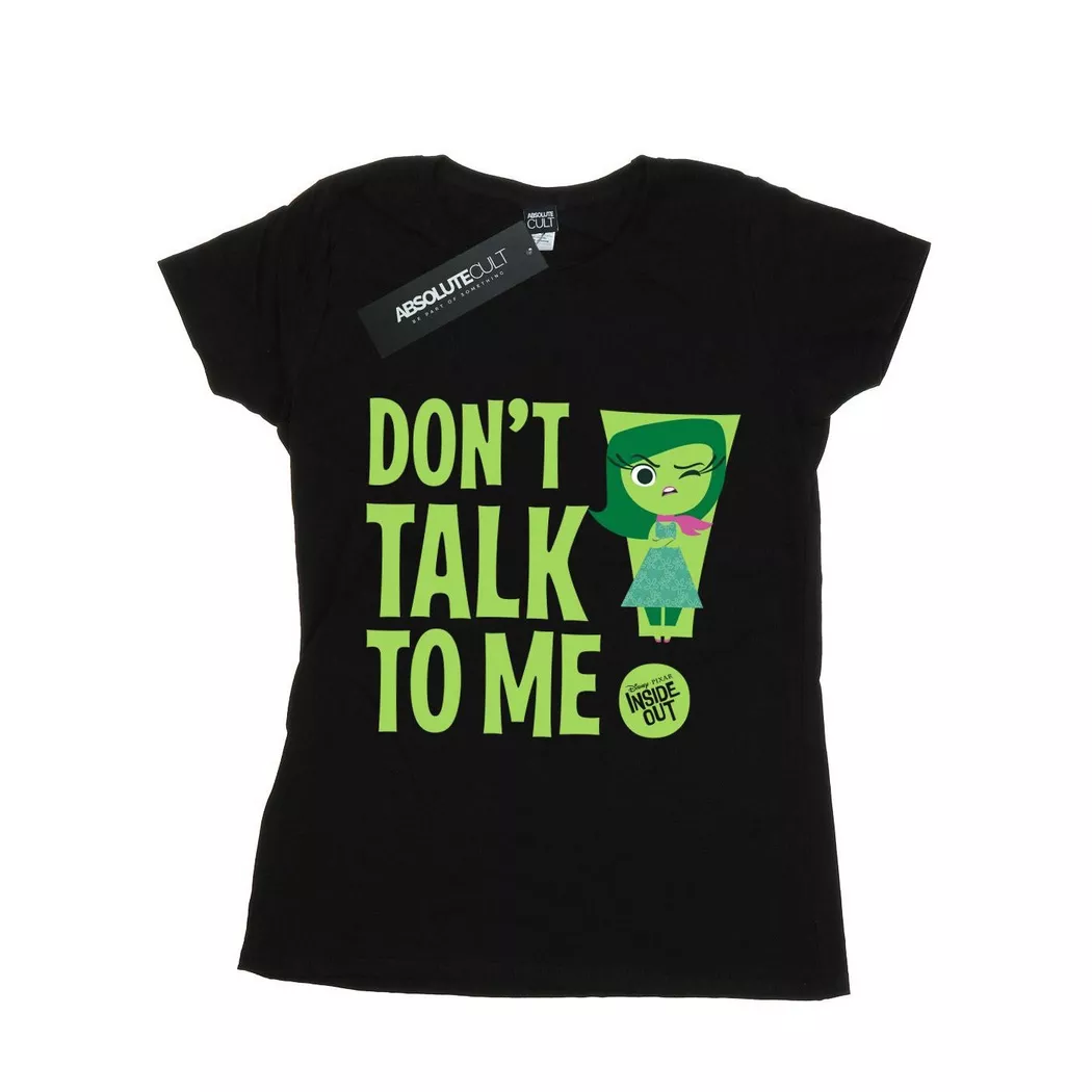 Disney - Inside Out Dont Talk To Me TShirt, für Damen, Schwarz, Größe XL