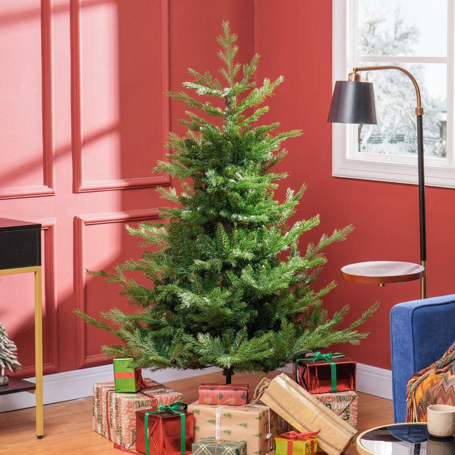 Northio Sapin de Noël artificiel de 180 cm, branches denses et réalistes, avec 1942 pointes de branches, aspect réaliste pour Noël, vert  