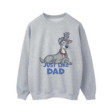 Lady And The Tramp Just Like Dad Sweatshirt