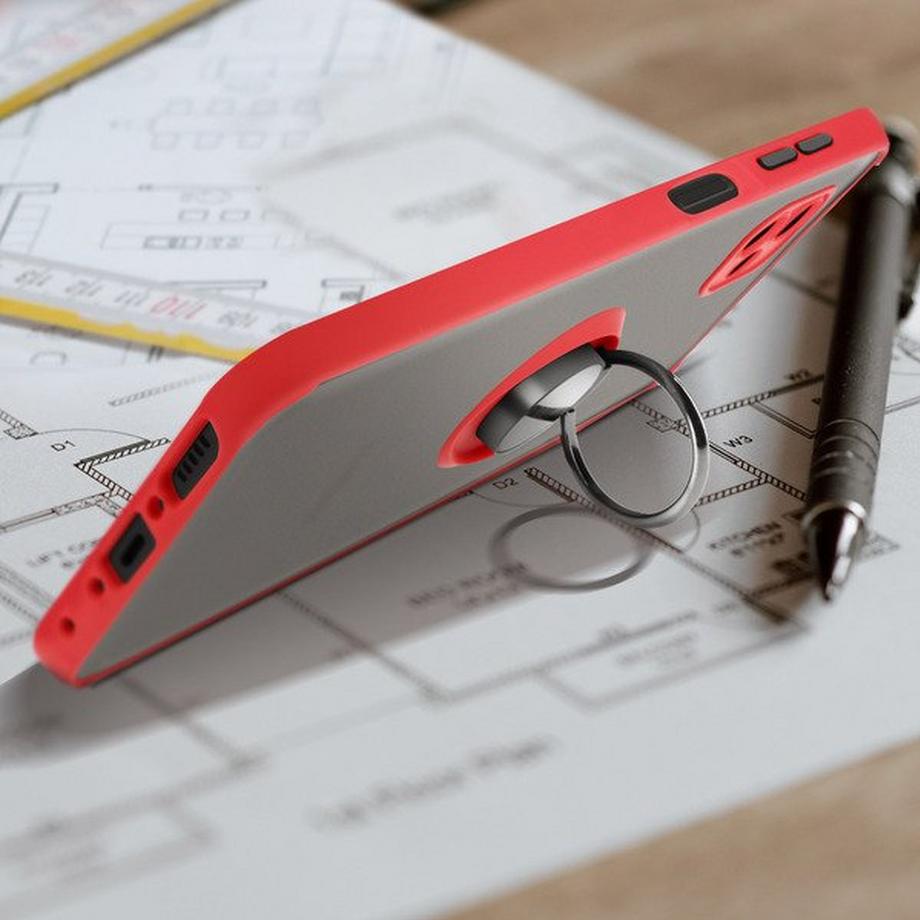 Avizar  Ring-Hülle für Samsung Xcover 6 Pro Rot 