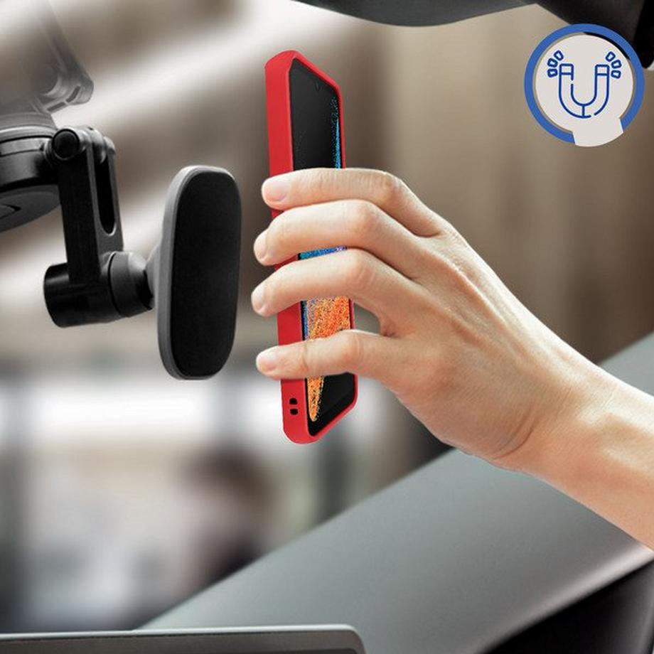 Avizar  Ring-Hülle für Samsung Xcover 6 Pro Rot 