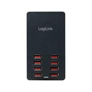 LogiLink  USB Tischladeadapter, 8x USB-Port, 44W 
