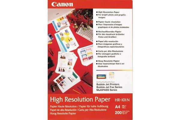 Canon  CANON Papier High Resol. 105g A4 HR101A4 Bubble-Jet 200 Blatt 