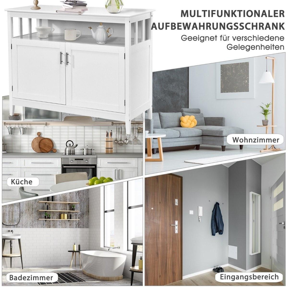 B2X Credenza moderna con ripiano interno regolabile e 2 ante  