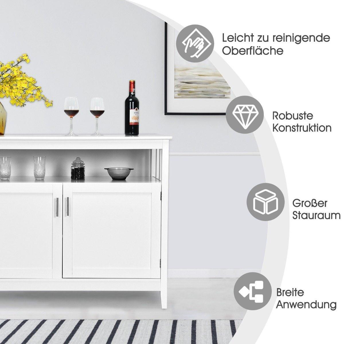 B2X Credenza moderna con ripiano interno regolabile e 2 ante  
