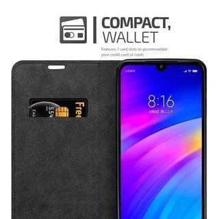 Cadorabo  Housse compatible avec Xiaomi RedMi 7 - Coque de protection avec fermeture magnétique, fonction de support et compartiment pour carte 