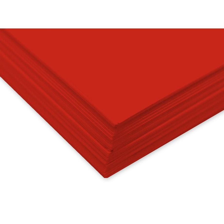Ursus URSUS Tonzeichenpapier A4 2174622 130g. rubinrot 100 Blatt  
