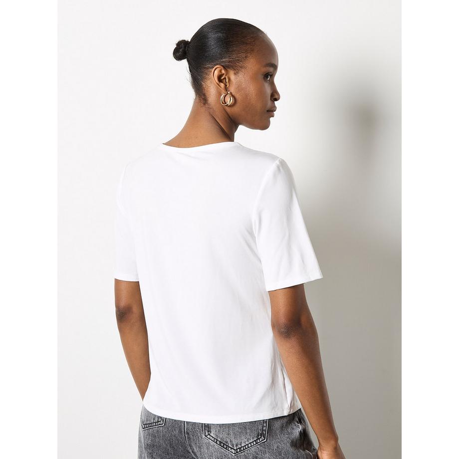 APRICOT T-shirt classico taglio aderente  