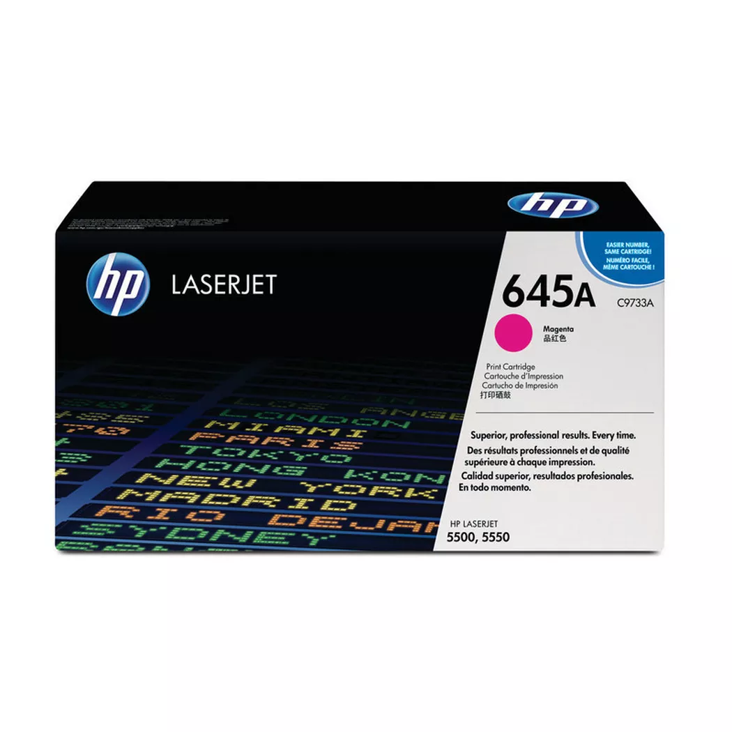Hewlett-Packard – HP Toner-Modul 645A magenta C9733A Color LaserJet 5500 12’000 S., One Size
