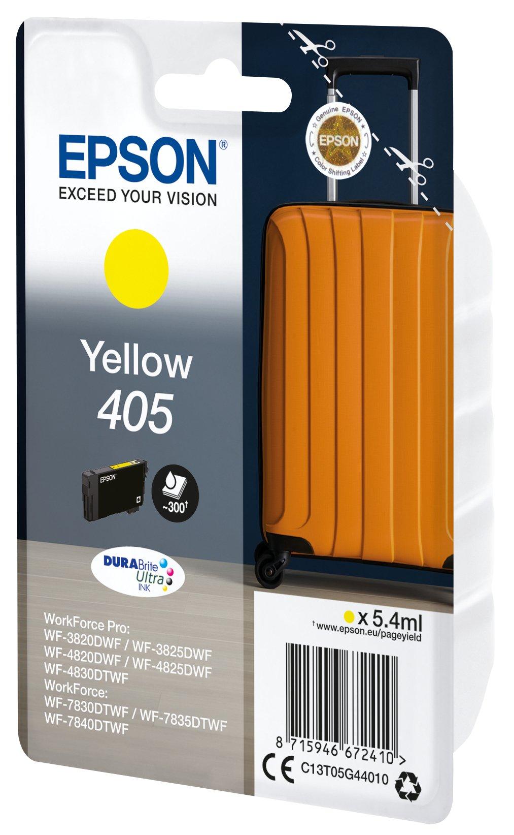 EPSON  EPSON Tintenpatrone 405 yellow T05G44010 WF-7830DTWF 300 Seiten 