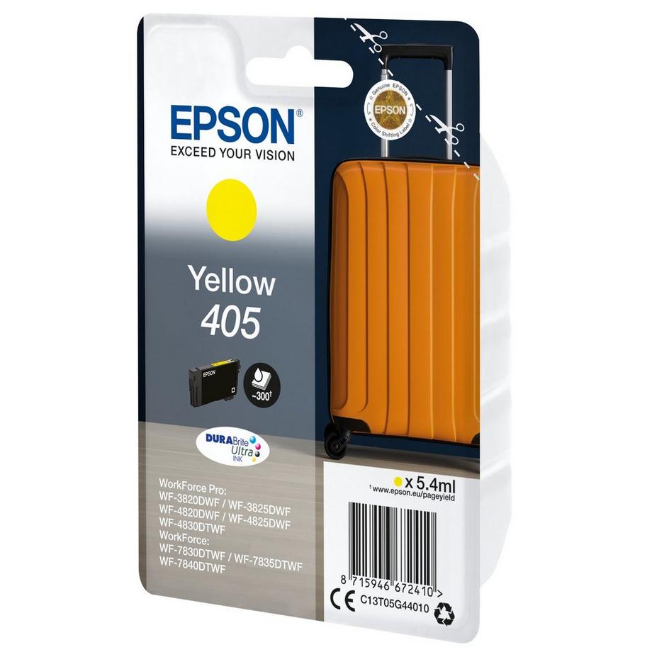 EPSON  EPSON Tintenpatrone 405 yellow T05G44010 WF-7830DTWF 300 Seiten 