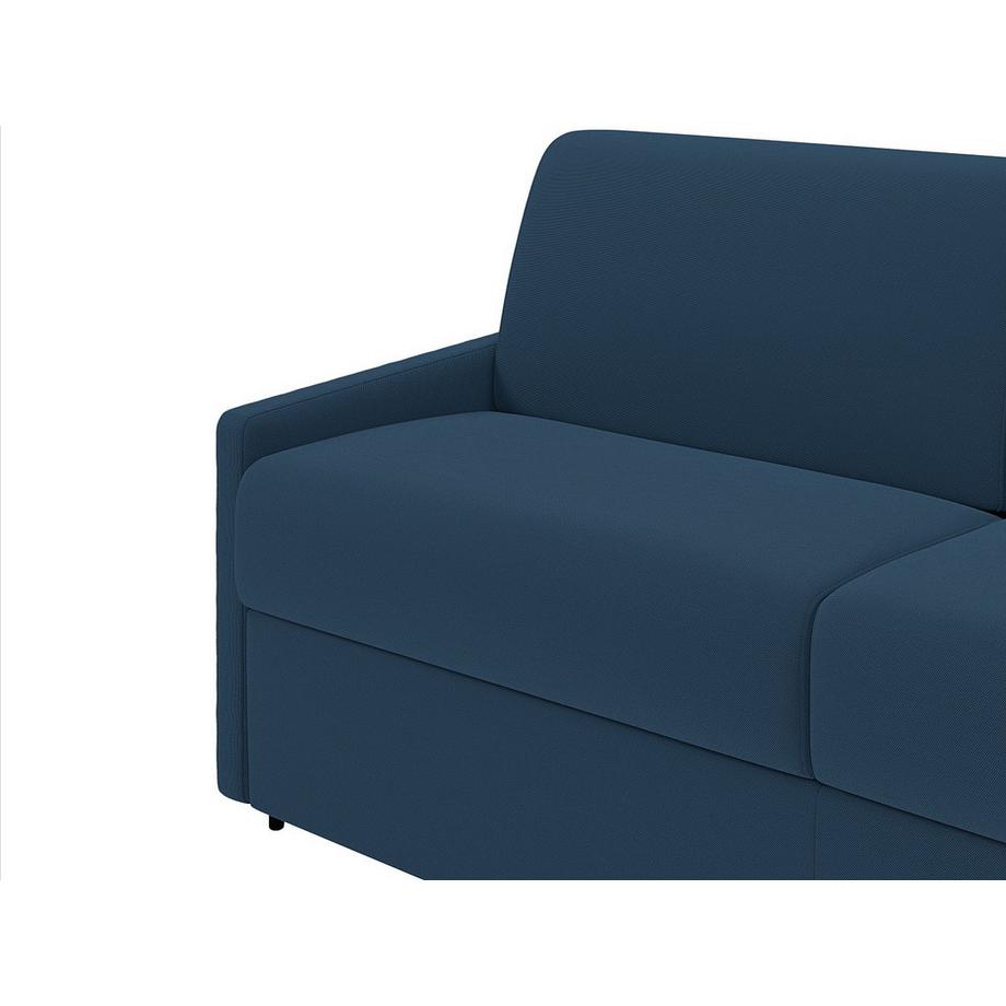 Vente-unique Schlafsofa 3Sitzer Stoff Liegefläche 1 Matratzen CALIFE  