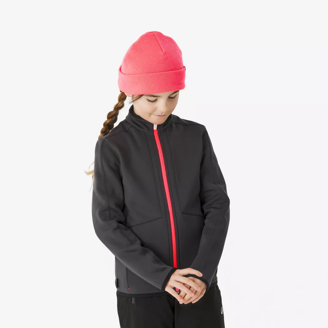 QUECHUA - Sweatjacke mit Reissverschluss Kinder, 7-8A, Rosa
