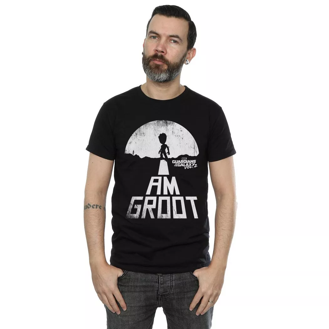 MARVEL - Guardians Of The Galaxy I Am Groot TShirt, für Herren, Schwarz, Größe 3XL