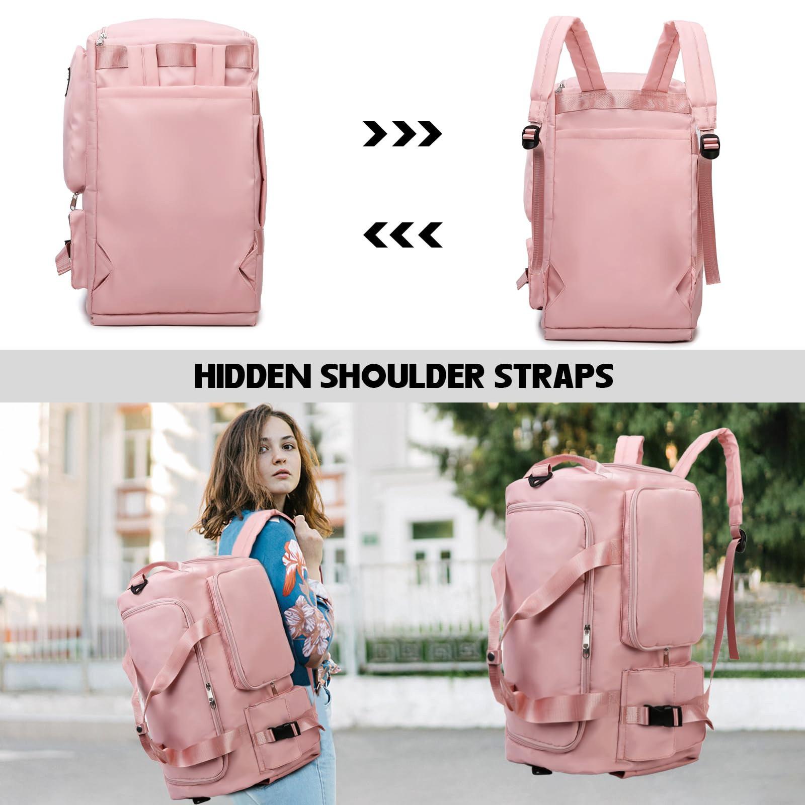 Only-bags.store Sporttasche Reisetasche mit Schuhfach Nassfach Wasserdichte Trainingstasche Reiseseesack Rucksack  