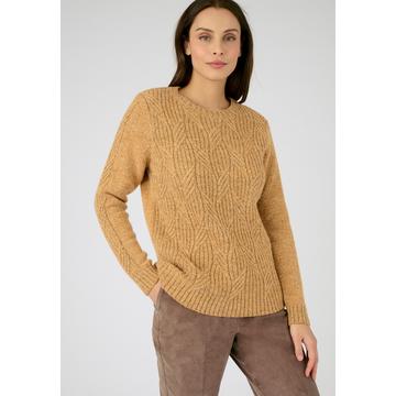 Pull col rond maille chinée Thermolactyl