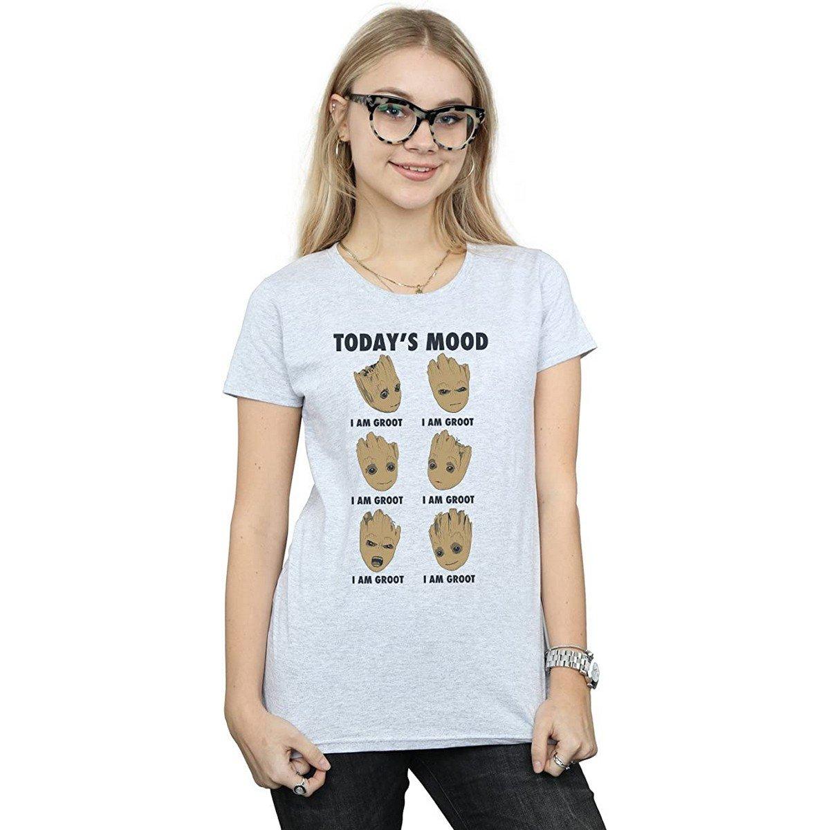Guardians Of The Galaxy Today's Mood T-Shirt Stampata Slim Fit  