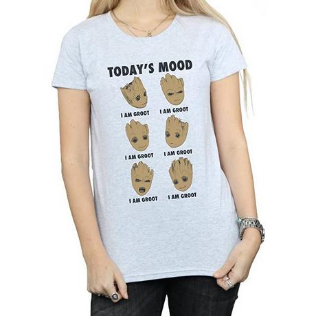 Guardians Of The Galaxy Today's Mood T-Shirt Stampata Slim Fit  