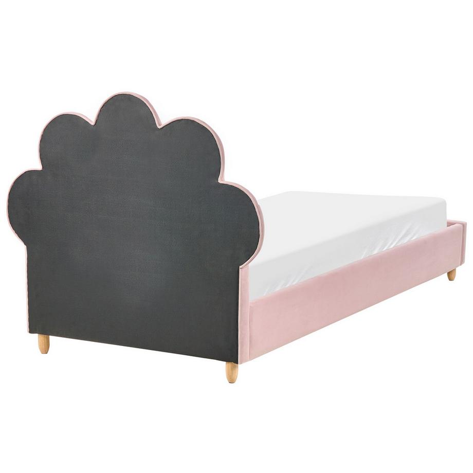 Beliani Lit d'enfant en Velours Moderne NEULISE  